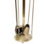 Modern Ember Knoll Fireplace Tool Set - Includes Brush, Shovel, Fire Poker, Tongs, and Stand - Steel-1845165738