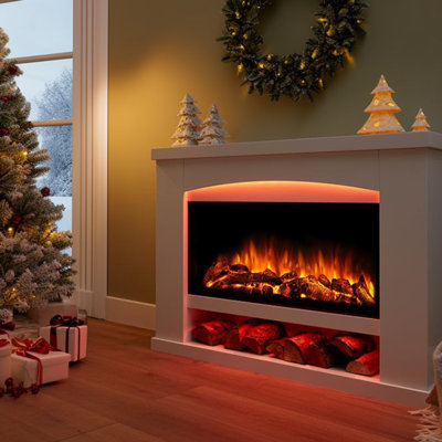 Swiridoff Castleton Fires & Fireplaces 120Cm W