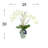 Polysilk Orchid Arrangement in Vase