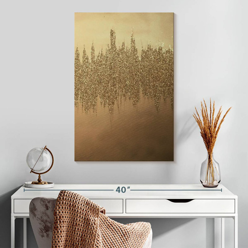Avery Gold Shimmer, 30" H x 20" W