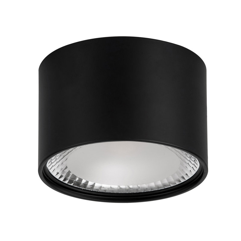 Thorin LED Flush Mount, 8.5cm H x 15.7cm W x 15.7cm D, Black