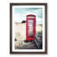 Red Telephone Box in Abstract - Framed Print-55772113-55772116