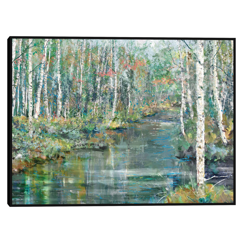 Streaming by Studio Arts Canvas Wall Art Print, 31" H x 41" W