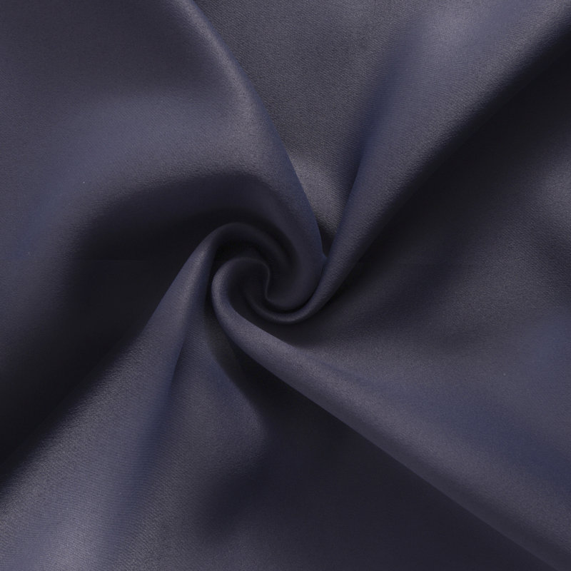 Ari Scallop Edge Window Curtains 52"W X 84"L X 2 Panel Set,Scallop Trim Drape Panel, Blackout Thermal Insulated, Decorative Drapes For Living Room, Bedroom