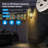 Antunes Aluminum Wall Light With Dusk to Dawn and Motion Sensor-1830446460