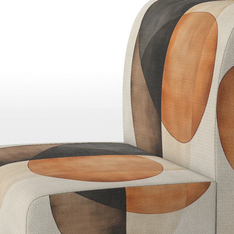 Fauteuil de chambre Abstract Shapes, Slipper Armless