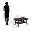 Hurstville Rectangular Folding Outdoor Coffee Table , 92cm cm W 60cm cm D