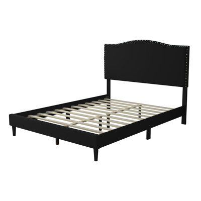Lit plateforme tapissier Arne