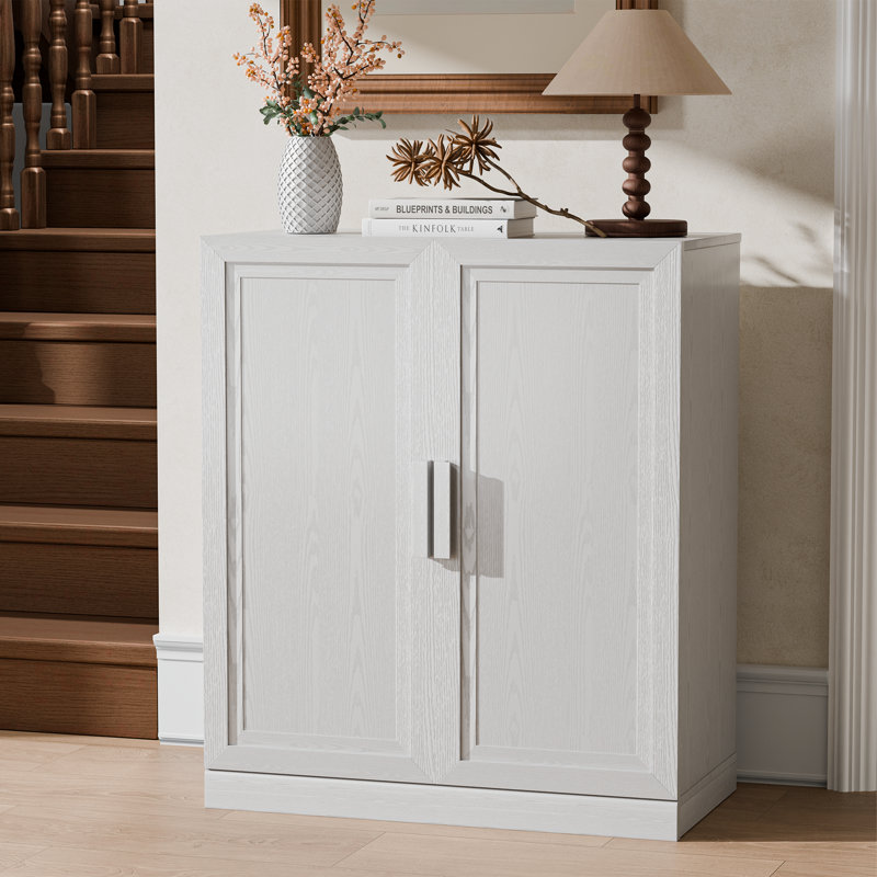 Armoire de rangement Gershwin, H 36 po x l 31 po x P 16 po, Blanc