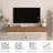 Floating TV Stand Wall Mounted With 16 Color Leds