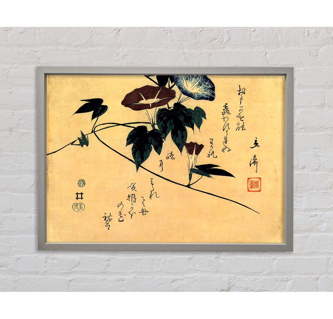 Hiroshige Morgenlatte - Druck