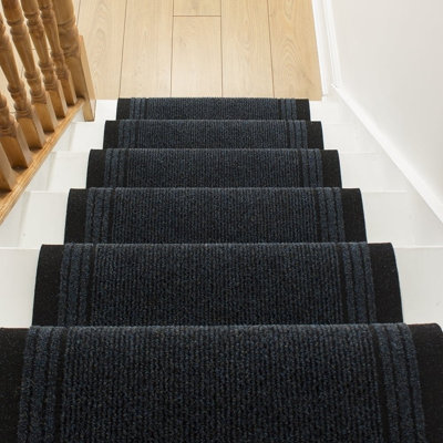 Stair Runner Abby Solid Colour Flatweave Area Rug
