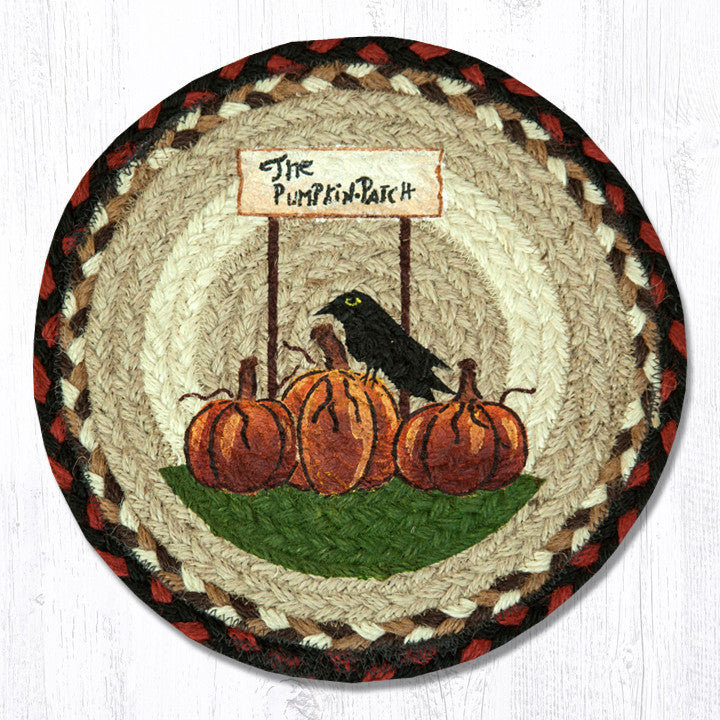  Pumpkin Patch Printed Round Trivet 10"x10"