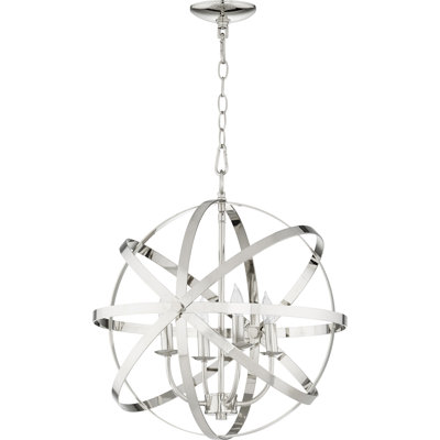 Brylan 4 - Light Dimmable Globe Chandelier