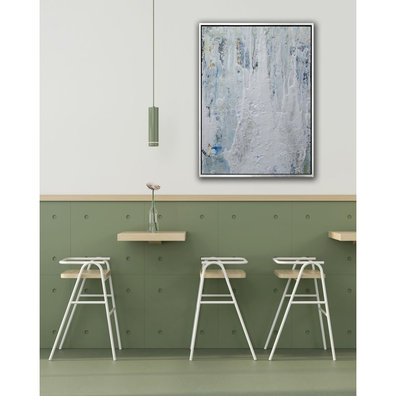 Green Cafe II On Giclee Canvas Hand Embellished Art, 48" H x 36" W x 1.5" D, Unframed
