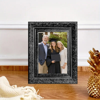 Black 3 PCS Clean Line Picture Frame for 5" x 7" Photos and Housewarming Gifts