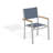 Travira Rectangular 6 - Person 63" Powder Coated Aluminum Sling Chair and Bench Patio Dining Set-839434311-827407898-921336953