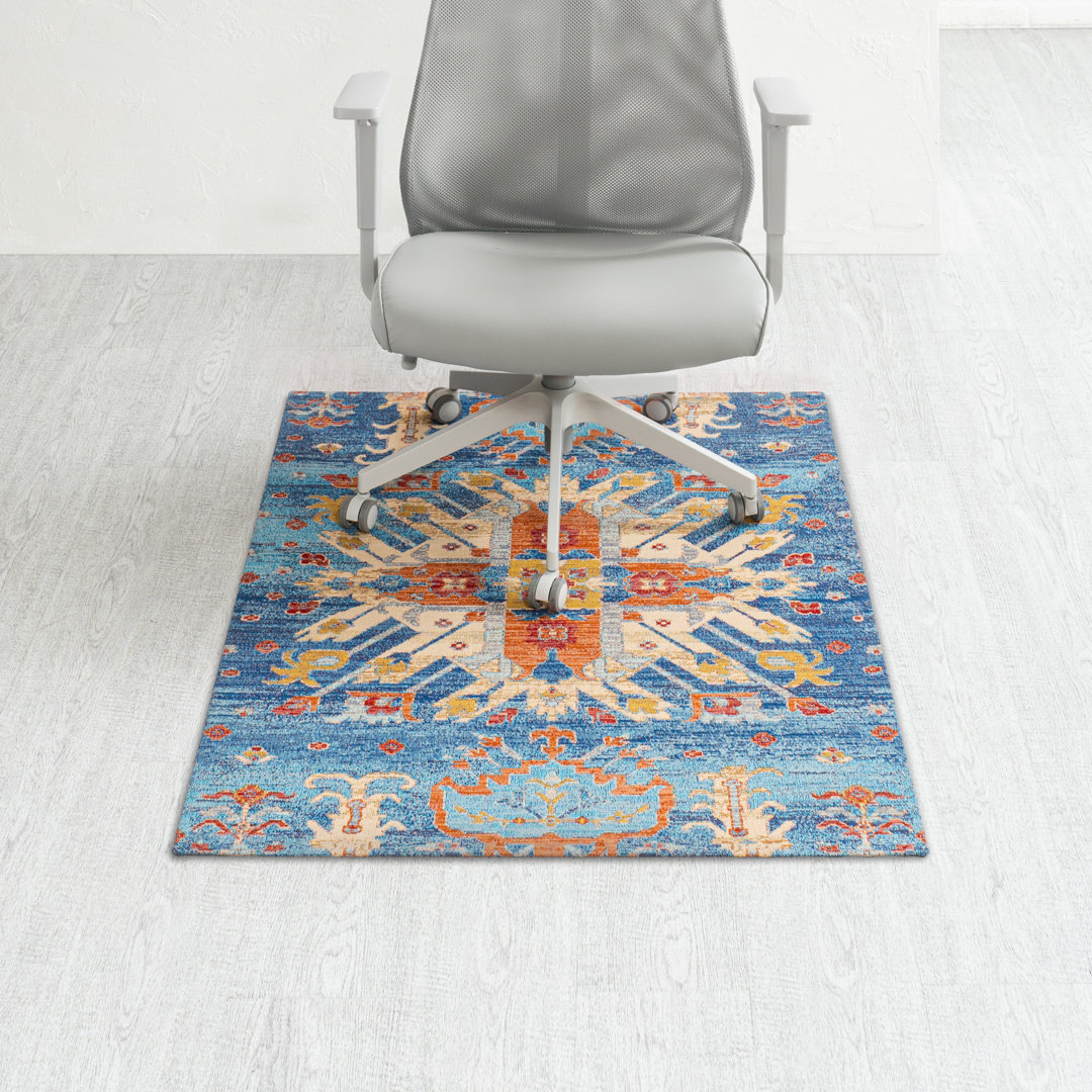 Las Cruces Rectangle Chair Mat with Straight Cut Edge Anji Mountain 