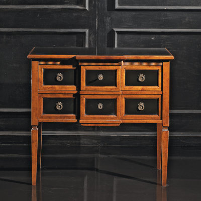 Handpainted 2 Drawer Accent Chest