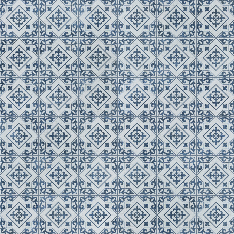 Carreau de céramique à motif pour mur et plancher 13 po x 13 po Harmonia
