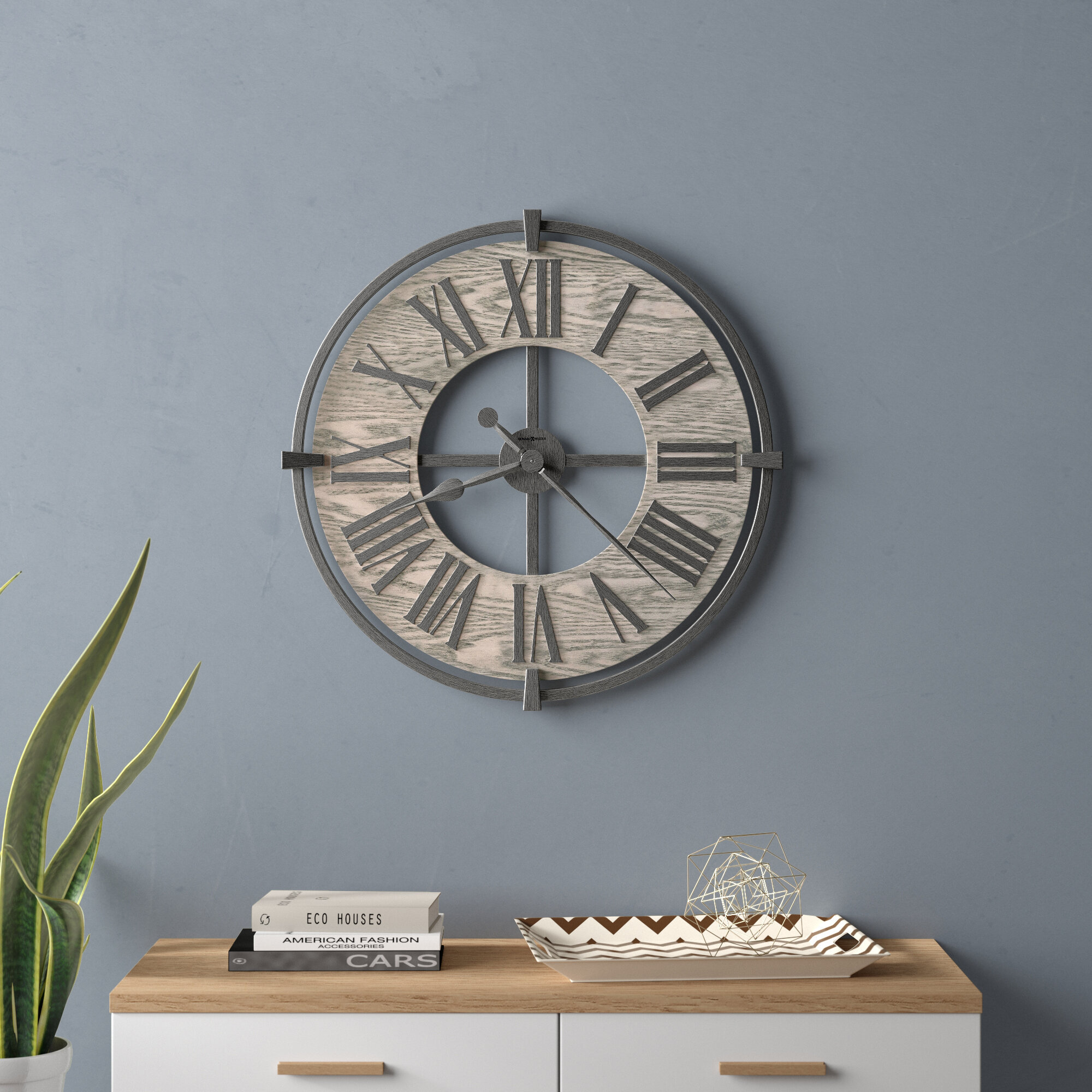 Howard Miller Eli Metal Wall Clock & Reviews | Wayfair