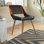 Chaise de salle à manger rembourrée Almar