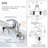 Centerset Single-handle Bathroom Faucet with Drain Assembly-68015839