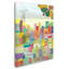 «Ma Ville» par Breagh, impression sur toile tendue-22070334