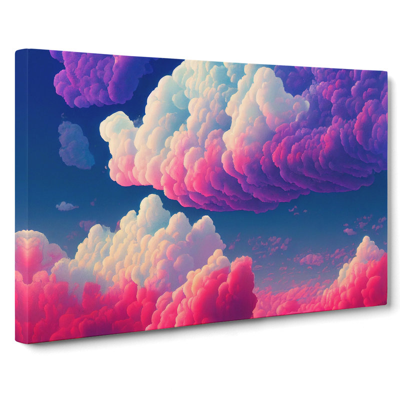 Fluffy Clouds Vol.5 - Wrapped Canvas, 50cm H x 76cm W x 3cm D