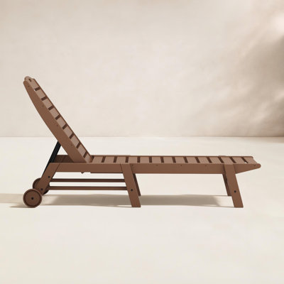 POLYWOOD® Nautical 27" Patio Chaise Lounge