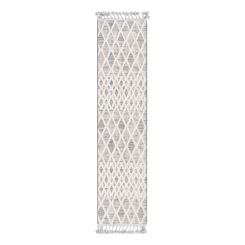 Groton gris / Gray Damion, Runner 2' x 8'