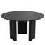 Table de salle à manger ronde de 52 po avec 4 chaises de salle à manger Fermin-132271128-132271131