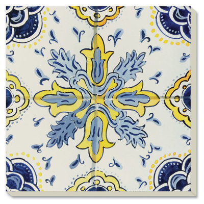 Dessous-de-plat carré en céramique espagnol 7,9 po