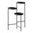 Metal 3-Tier Plant Stand – Black
