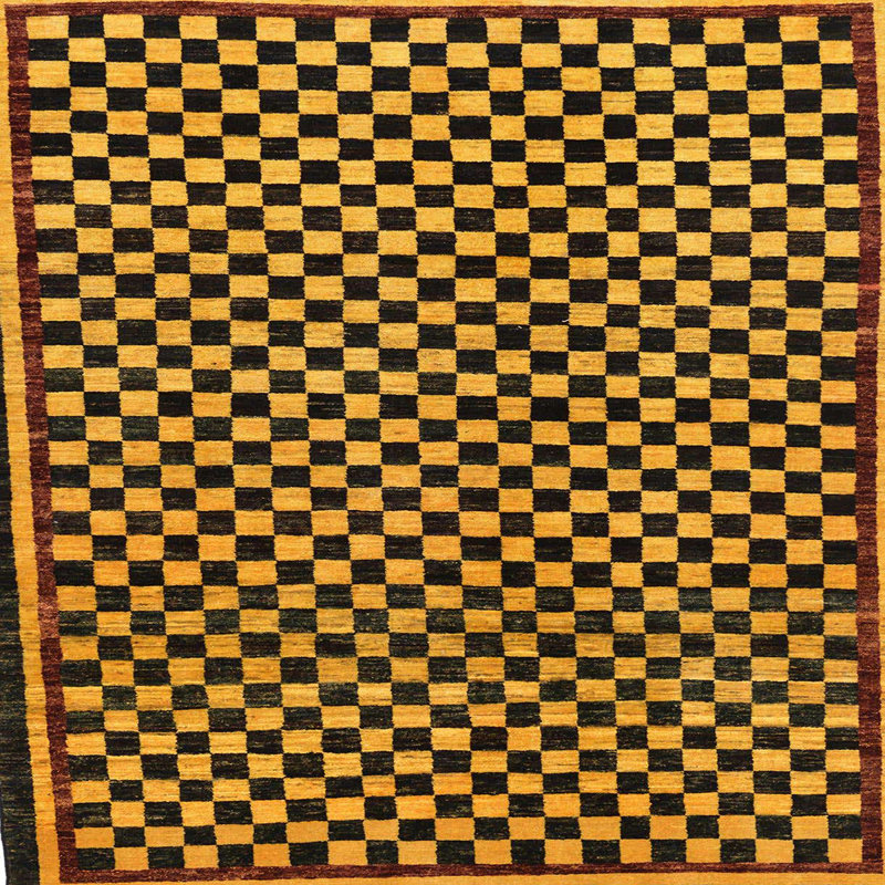 Tapis multicolore Finnegan, Carré 4 pi