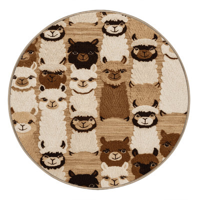  Tapis lavable en alpaga