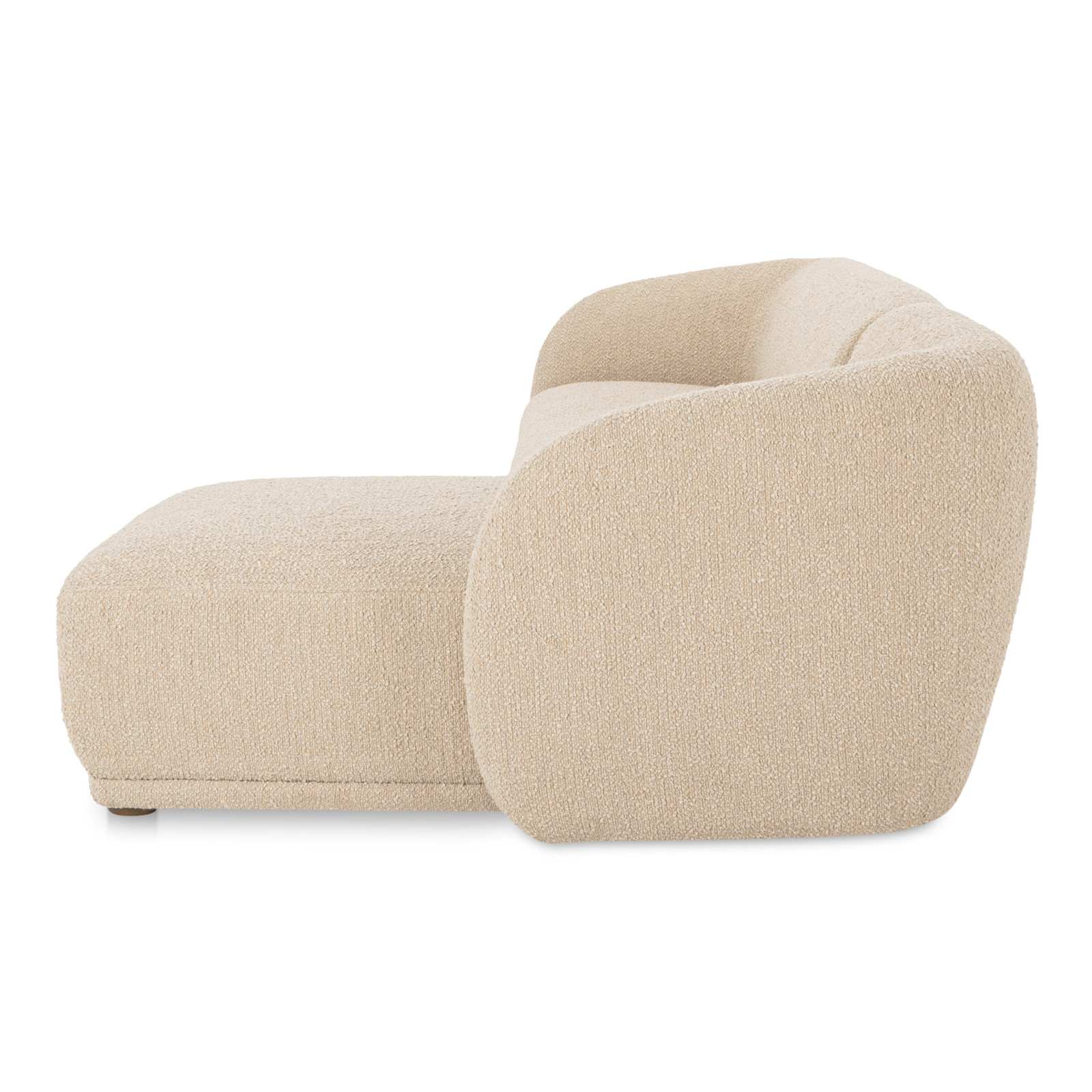 Penelope 2 - Piece 112" Chaise Sectional, Right Hand Facing, Natural Bouclé