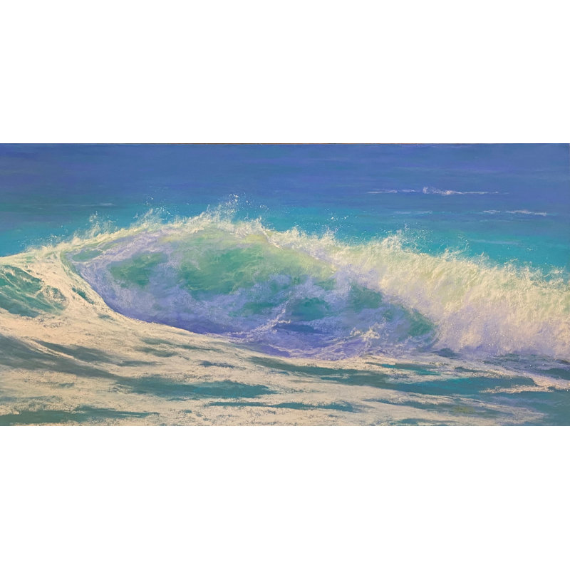 Warm Waves Print by Dina Gardner, 17.25" H x 21.25" W x 0.875" D
