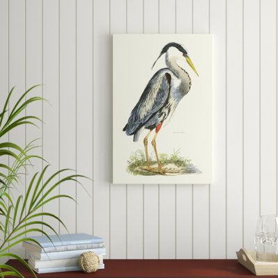 «Custom Great Blue Heron (Mi)», peinture sur toile