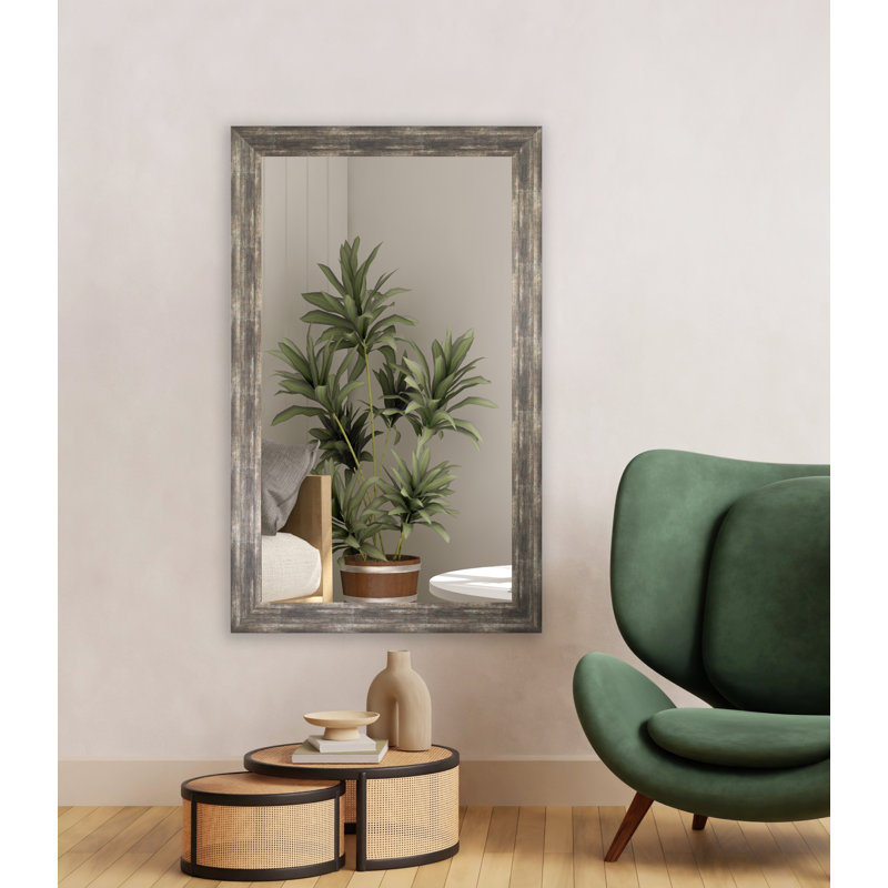Engineered Wood Mirror, 33" x 64"