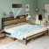 Tryston Bed Frame Industrial Platform Bed with Charging Station
