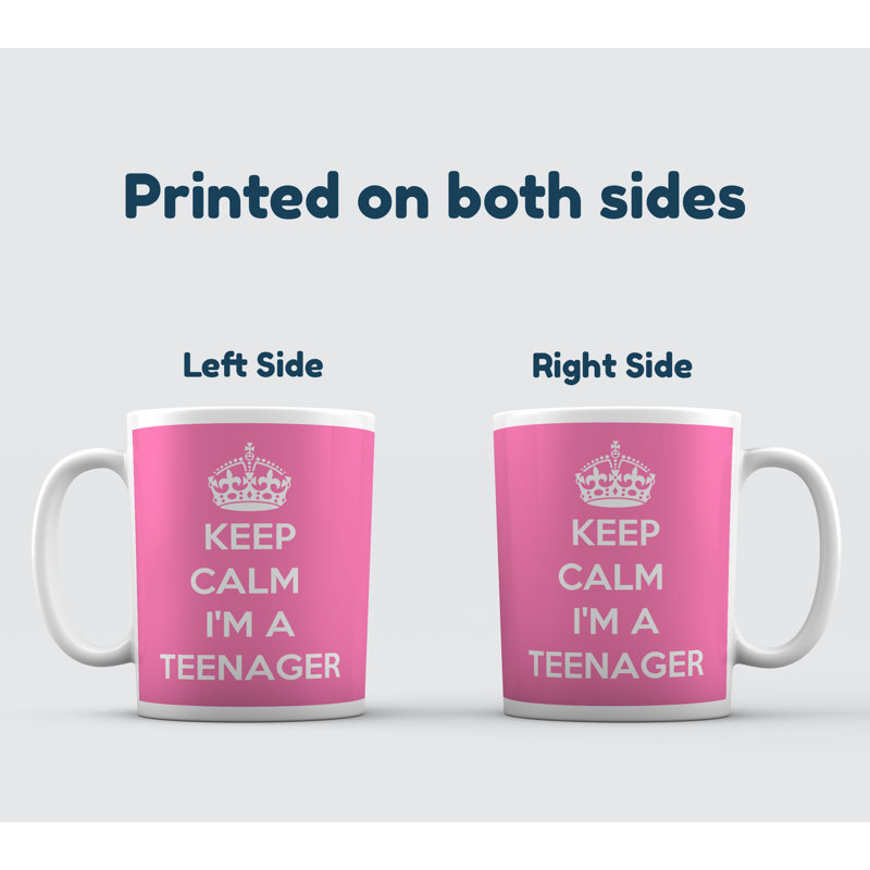 Ceramic Coffee Mug, Pink