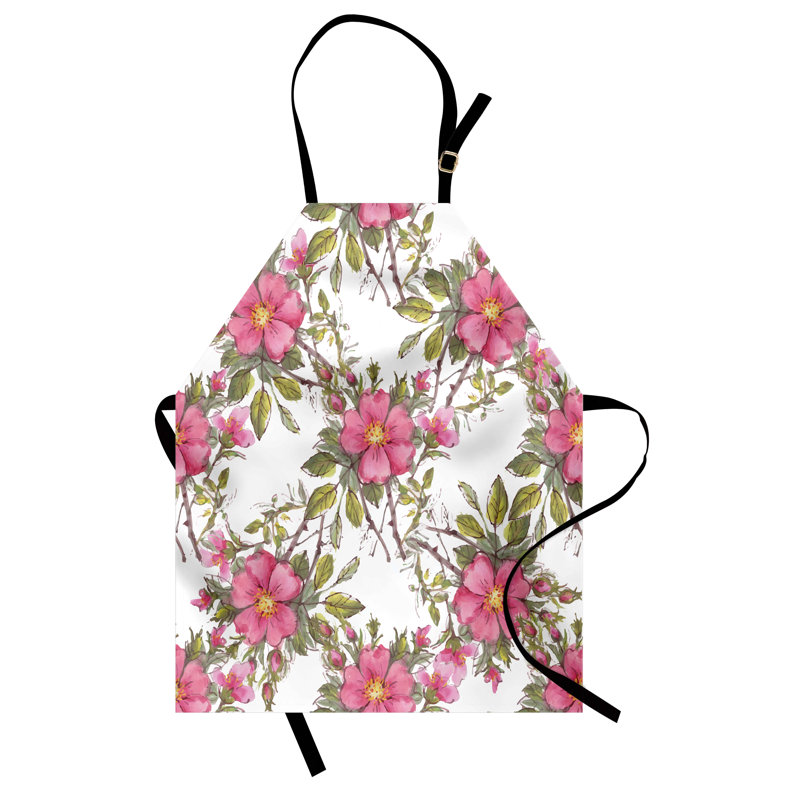 East Urban Home tablier de fleurs unisexe