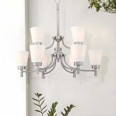 Janiyla 9 - Light Shaded Chandelier