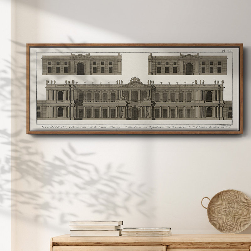 Buildings & Facades I- Framed Canvas