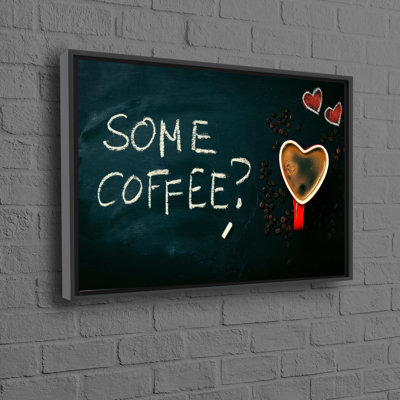 Modern Art Kitchen Wall Art with Coffee Theme Made from Durable Cotton Canvas