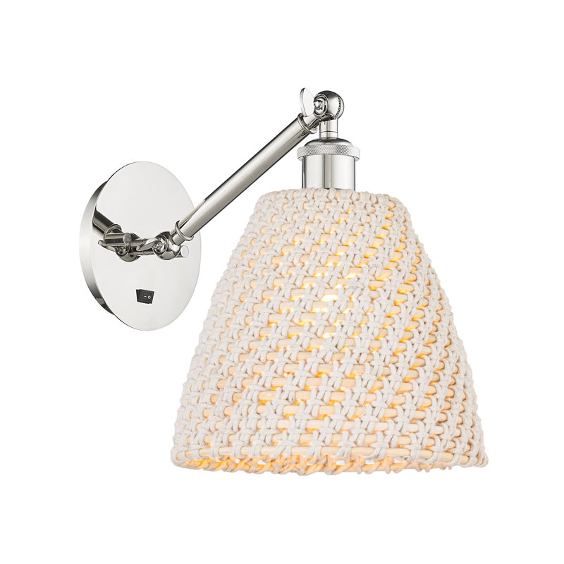 Applique murale ajustable 1 lumière Ballston - Barberio, Nickel poli