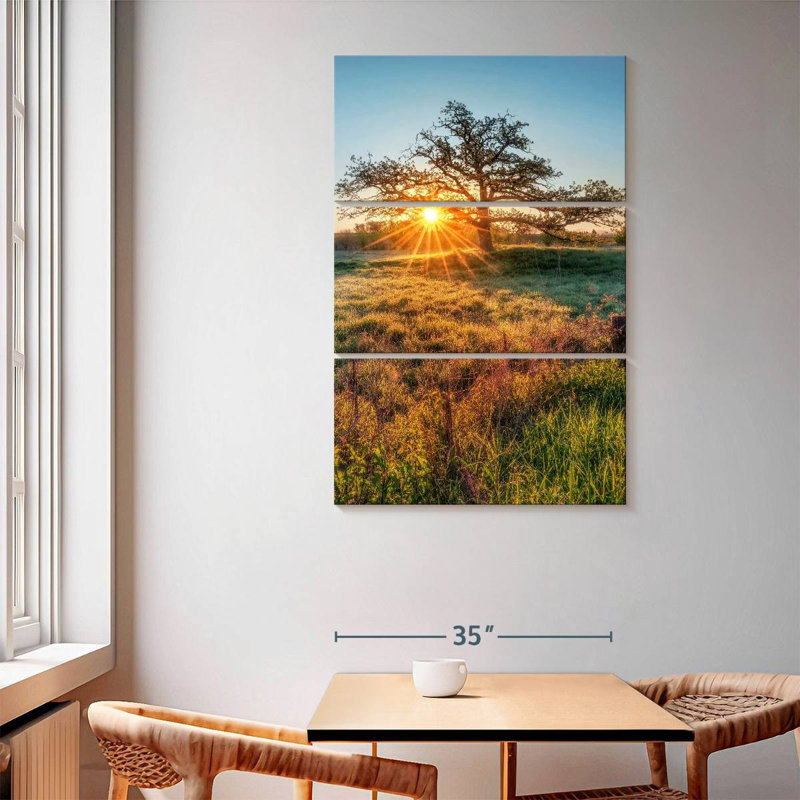Harnek Oak Tree Sunrise, 65" H x 42" W