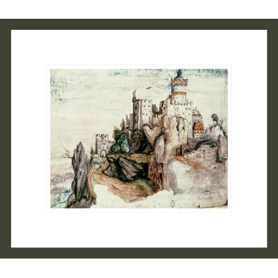 Château fort par Albrecht Dürer, impression giclée sur cadre