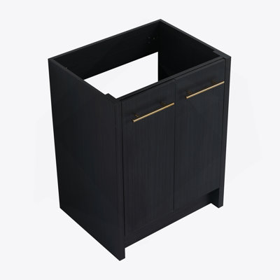 Meuble-lavabo autoportant 24 po (sans lavabo supérieur)
